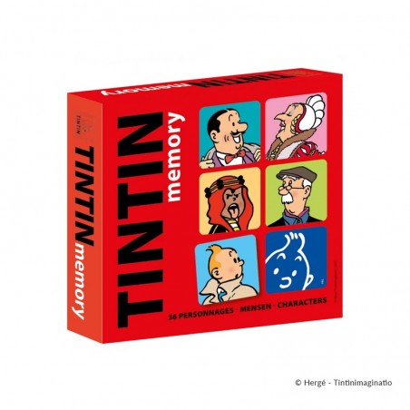 Jeu Moulinsart Tintin Jeu de mémoire Personnages