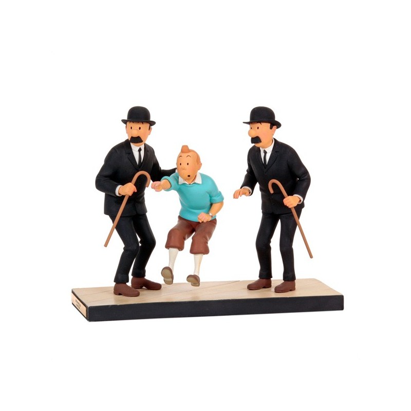 Figura - Tintin - Statuette Moulinsart 45992 - Tintin et Milou en route -  (1) - resina - Catawiki