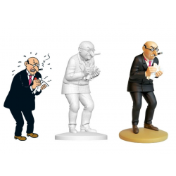 Figurine Moulinsart Tintin - Frank Wolff l'ingénieur félon (kiosque)