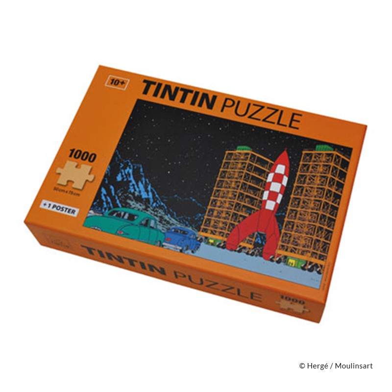 Puzzle Tintin La rue de Shanghai - 1000 pièces