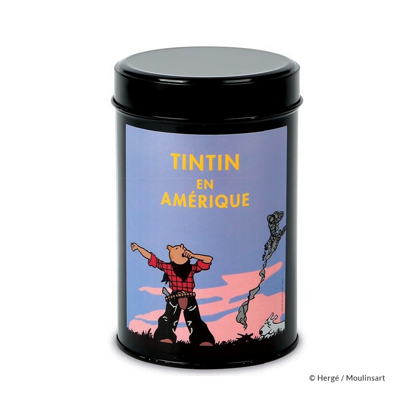 Moulinsart Tintin - Boîte à café Amérique "Réveil"